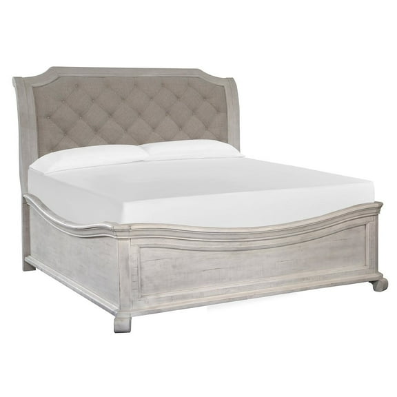 Magnussen Home Bronwyn Alabaster Queen Sleigh Bed