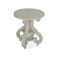 thumbnail image 1 of Magnussen Home Bronwyn Alabaster Round Accent Table, 1 of 5