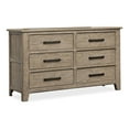 thumbnail image 1 of Magnussen Home Claremont Smokey Taupe Double Drawer Dresser, 1 of 9