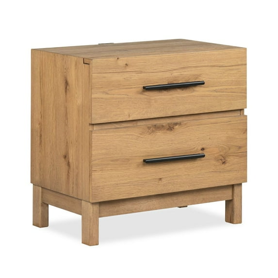 Magnussen Home Davenport Rustic Caramel Drawer Nightstand