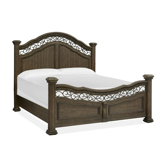 Magnussen Home Durango Willadeene Brown King Panel Bed
