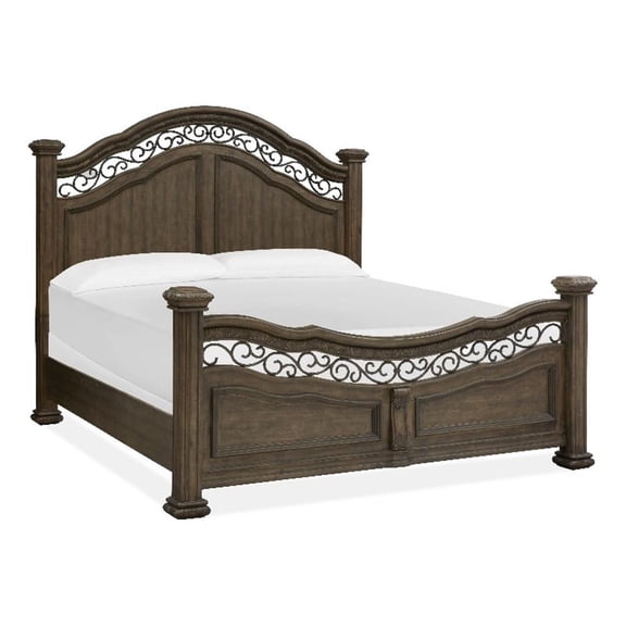 Magnussen Home Durango Willadeene Brown Queen Panel Bed