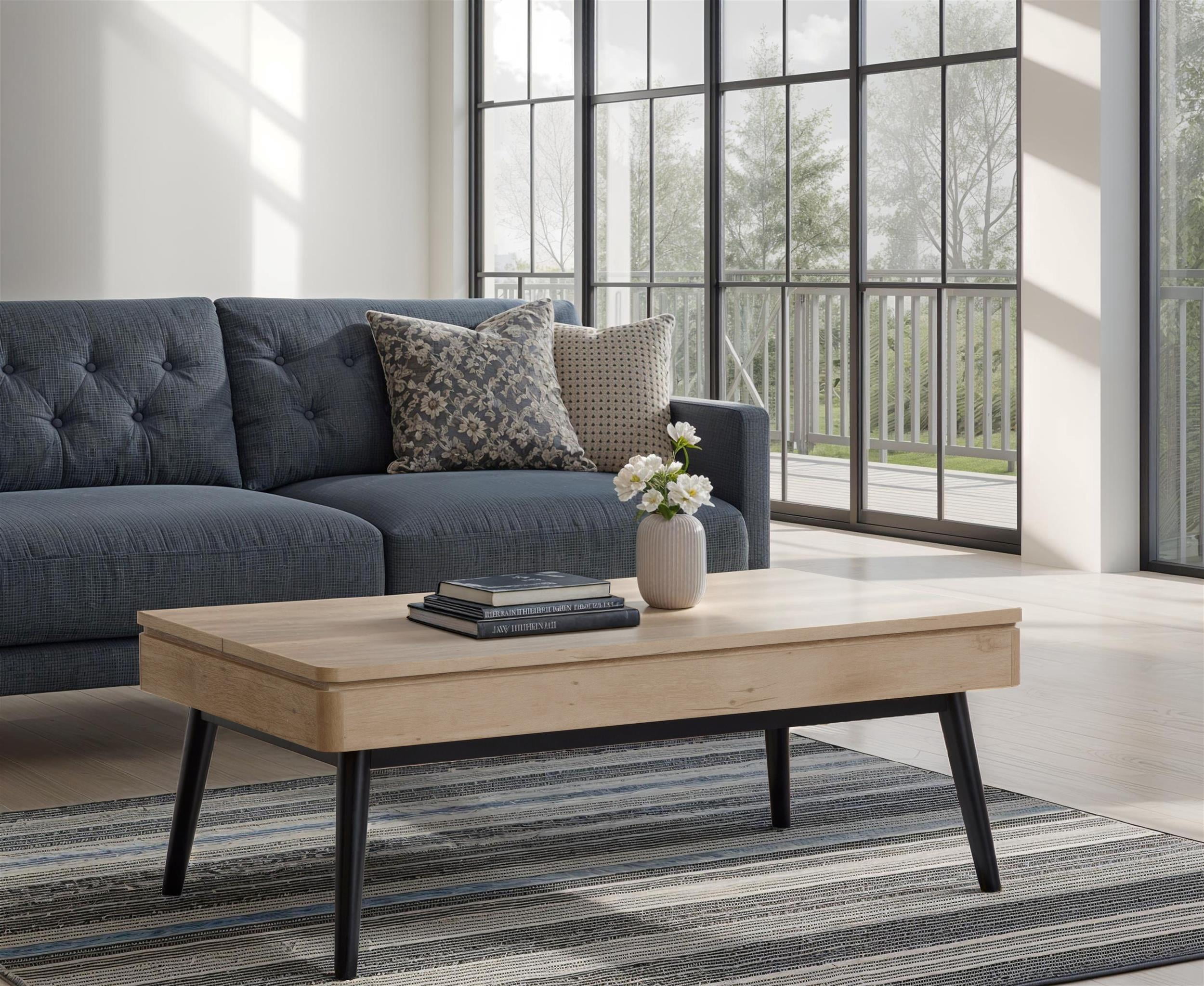 Fleatcher Table Magnussen Home Fletcher Driftwood Lift Top Storage Cocktail Table ...