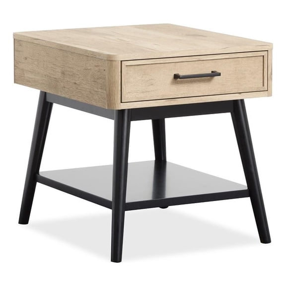Magnussen Home Fletcher Driftwood Rectangular End Table