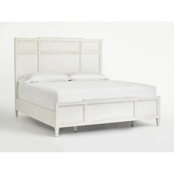 Magnussen Home Gardenia Bay White Queen Panel Bed