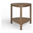 thumbnail image 1 of Magnussen Home Hadleigh Brown Honey Shaped Accent End Table, 1 of 3