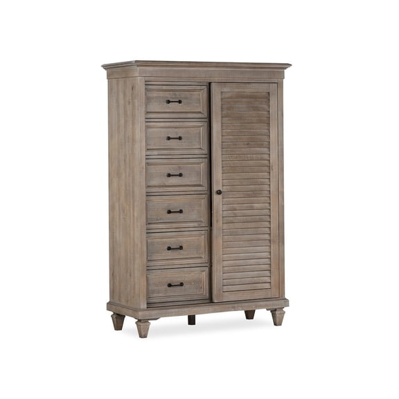 Magnussen Home Lancaster Dovetail Grey Gentleman'S Chest