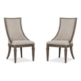 thumbnail image 1 of Magnussen Home Lancaster Dovetail Grey Upholstered Arm Chair Two Pack, 1 of 11