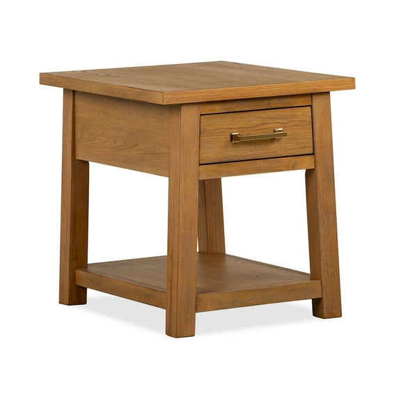 Magnussen Home Lindon Belgian Wheat Drawer End Table