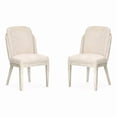 thumbnail image 1 of Magnussen Home Lorelei Misty Cloud Upholstered Host Chair Two Pack, 1 of 16