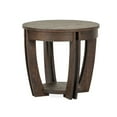 thumbnail image 1 of Magnussen Home Lyndale Nutmeg Round End Table, 1 of 4
