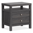 thumbnail image 1 of Magnussen Home Merrifield Raisin Black Drawer Nightstand, 1 of 13
