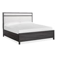thumbnail image 1 of Magnussen Home Merrifield Raisin Black Queen Upholstered Panel Bed, 1 of 7