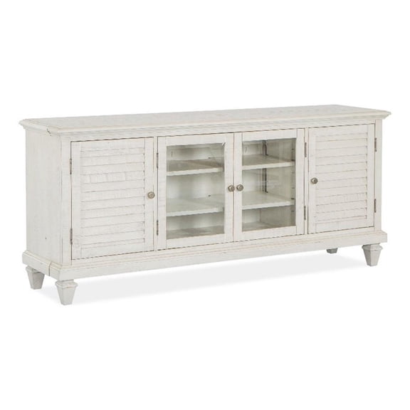 Magnussen Home Newport Alabaster Console