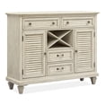 thumbnail image 1 of Magnussen Home Newport Solid Wood Buffet/Sideboard in Soft Alabaster Finish, 1 of 5