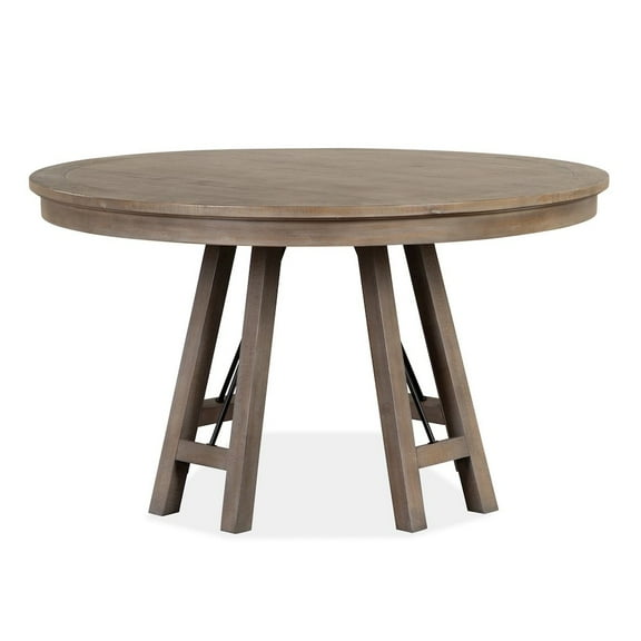 Magnussen Home Paxton Place Dovetail Grey 52" Round Dining Table