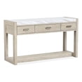 thumbnail image 1 of Magnussen Home Preston Gallery Buff And Antique Silver Rectangular Sofa Table, 1 of 9