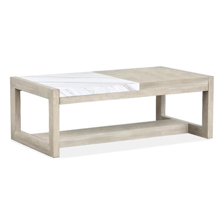 Magnussen Home Preston Gallery Rectangular Cocktail Table