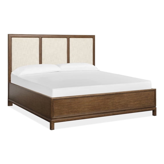 Magnussen Home Ridgefield Russet King Upholstered Panel Bed