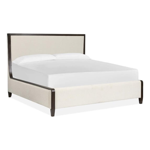 Magnussen Home Rowan Espresso King Upholstered Panel Bed