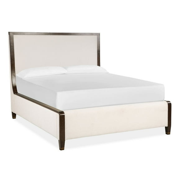 Magnussen Home Rowan Espresso Queen Upholstered Panel Bed