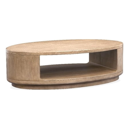 Magnussen Home Sanford Chateau Brown Oval Cocktail Table With Casters