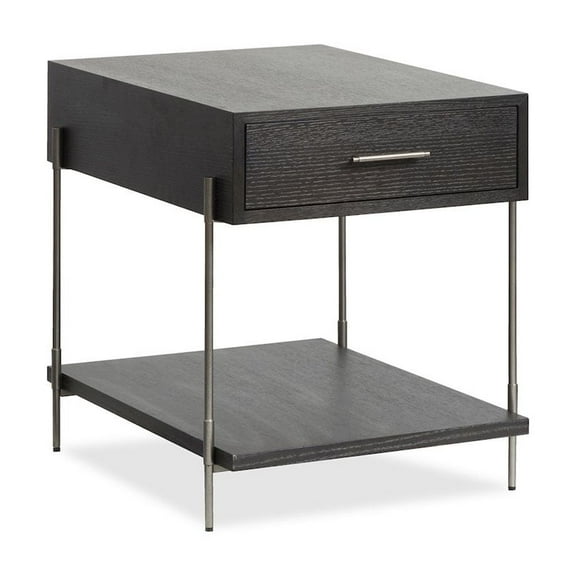 Magnussen Home Spencer Dark Briarsmoke Rectangular End Table