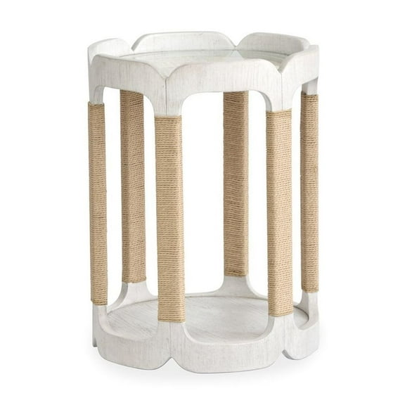 Magnussen Home Sunset Cove Moonlight Pearl Drum Table