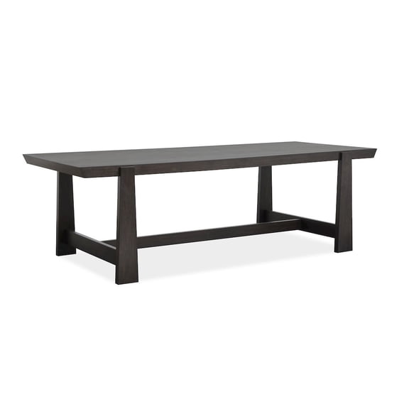 Magnussen Home Tauren Coffee Bean Trestle Dining Table