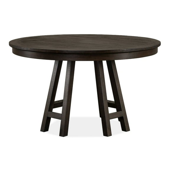 Magnussen Home Westley Falls Graphite 52" Round Dining Table