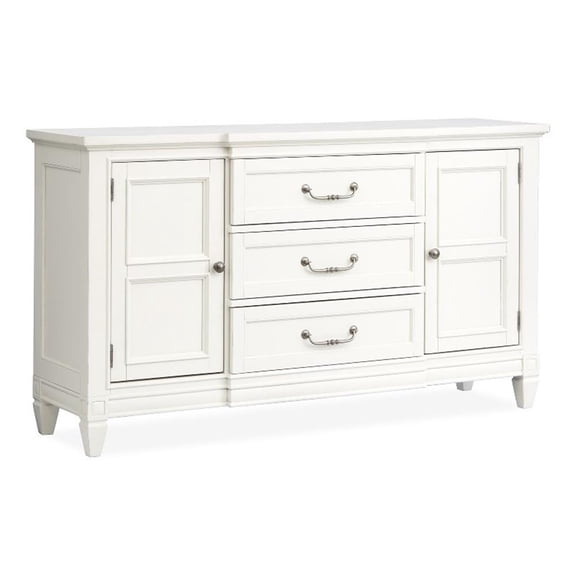 Magnussen Home Willowbrook Egg Shell White Buffet