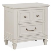 Magnussen Home Willowbrook Egg Shell White Drawer Nightstand