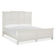 thumbnail image 1 of Magnussen Home Willowbrook Egg Shell White With Slight Rub Through King Panel Bed, 1 of 4