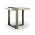 thumbnail image 1 of Magnussen Home Wiltshire Sea Shell Rectangular End Table, 1 of 4