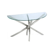 Magnussen Zila Demilune Solid Wood Sofa Table
