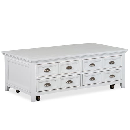 Magnussen T4400 Heron Cove Lift Top Storage Cocktail Table w/Casters