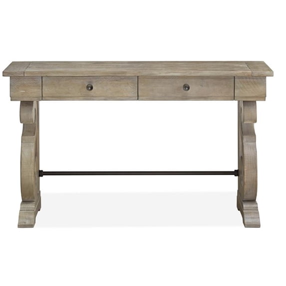 Magnussen Tinley Park Rectangular Sofa Table in Dovetail Gray