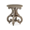 thumbnail image 1 of Magnussen Tinley Park Round Accent End Table in Dovetail Gray, 1 of 2