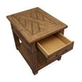 thumbnail image 1 of Magnussen Chesterfield Rectangular 1-Drawer End Table, 1 of 3