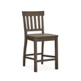 thumbnail image 1 of Magnussen Tinley Park Counter Chair in Weathered Dovetail Gray, 1 of 2
