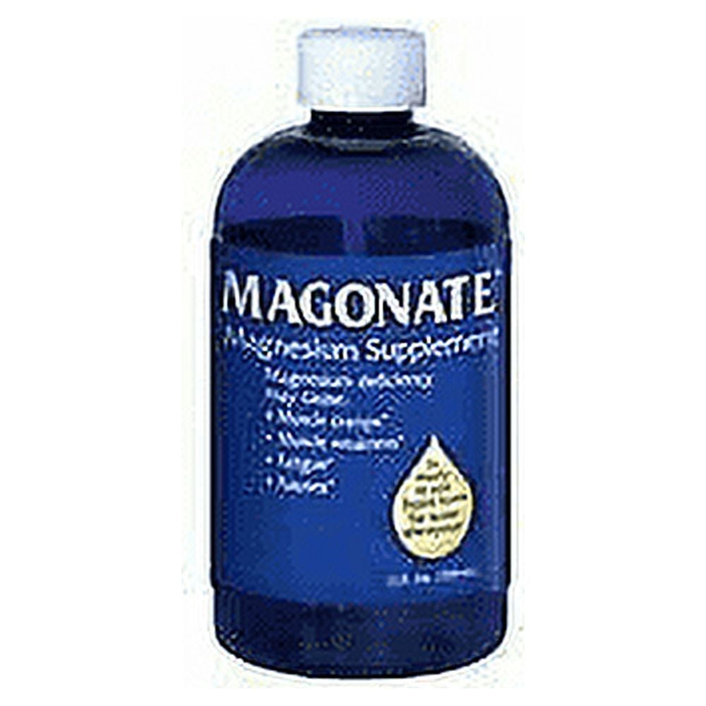 Magonate Liquid Magnesium 54mg, Migraines & Fatigue Relief, 12 oz, 2