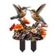 thumbnail image 1 of Magpie Garden Stake Acrylic Bird Lawn Ornament Weather Resistant Double Sided Yard Decor with Galvanized Metal Stake for Flower Beds Path Borders Outdoor Planters, 1 of 5