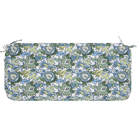 Magpie Patio Bench Cushion Cover 45x18x3 Inch, NO Insert! Water Resistant UV Protection Outdoor Swing Loveseat Replacement Cover with Zipper-Phoenix Blue
