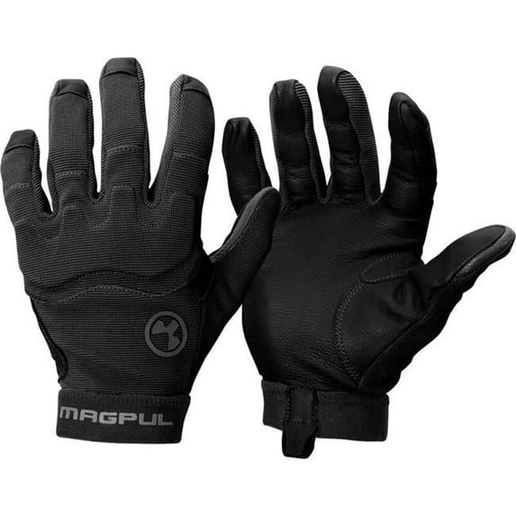 Magpul 122276 Patrol Glove 2.0 Leather Nylon Black Small Unisex