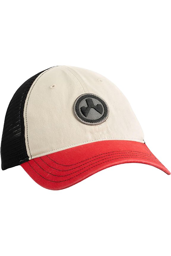 Mens Icon Patch Trucker Hat Stone