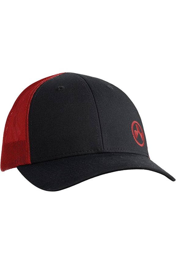 Mens Icon Trucker Hat Black/Red