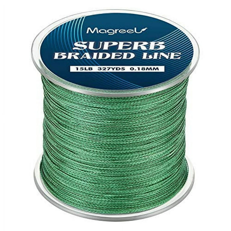 Magreel Braided Fishing Line, Abrasion Resistant Braided Lines High  Performance Strong 4 or 8 Strand Superline Smaller Diameter Zero