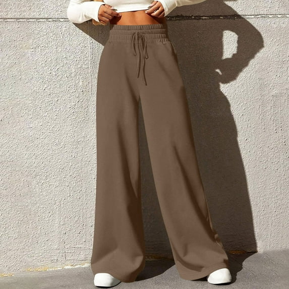 Magroz Flare Sweatpants Women High Waisted Wide Leg Pants with Pockets Loose Pants Women Pants