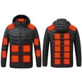thumbnail image 1 of Magroz Heated Jacket for Women Men with 25 Zones Heating 2025 Zip Up Winter Heated Coat Soft Shell Quilted Thicken Warm Coat Outerwear Lightweight Heating Jackets Outdoor Winter Clothes Black XS, 1 of 9