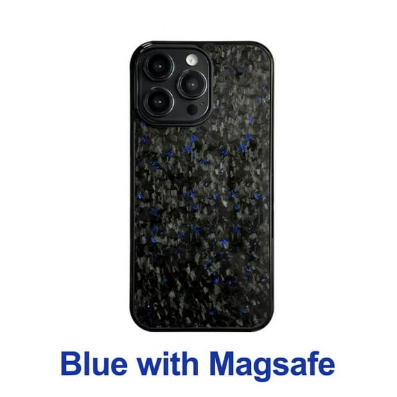 Magsafe Gloss Carbon & Forged Carbon Fiber TPU Phone Case for iPhone 13 Pro Max / 12 Pro Anti-fall 14 Pro Max 15ProMax Shell